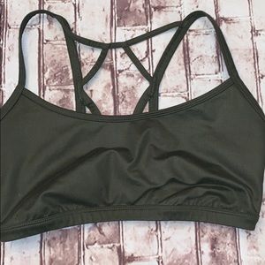 joy Lab dark green sports bra Bralette sma…